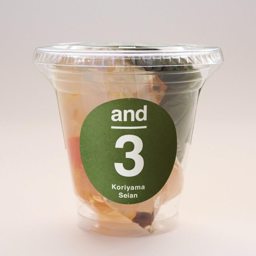 【3ケース販売】【36個セット】郡山製餡 and3 あんこ屋のあんみつ 抹茶 240g (4972180180321-36)