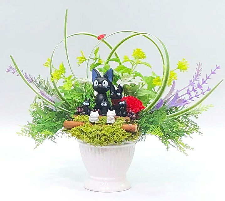 楽天市場】ジブリ グッズ 魔女の宅急便 いたずらジジのお花あそび