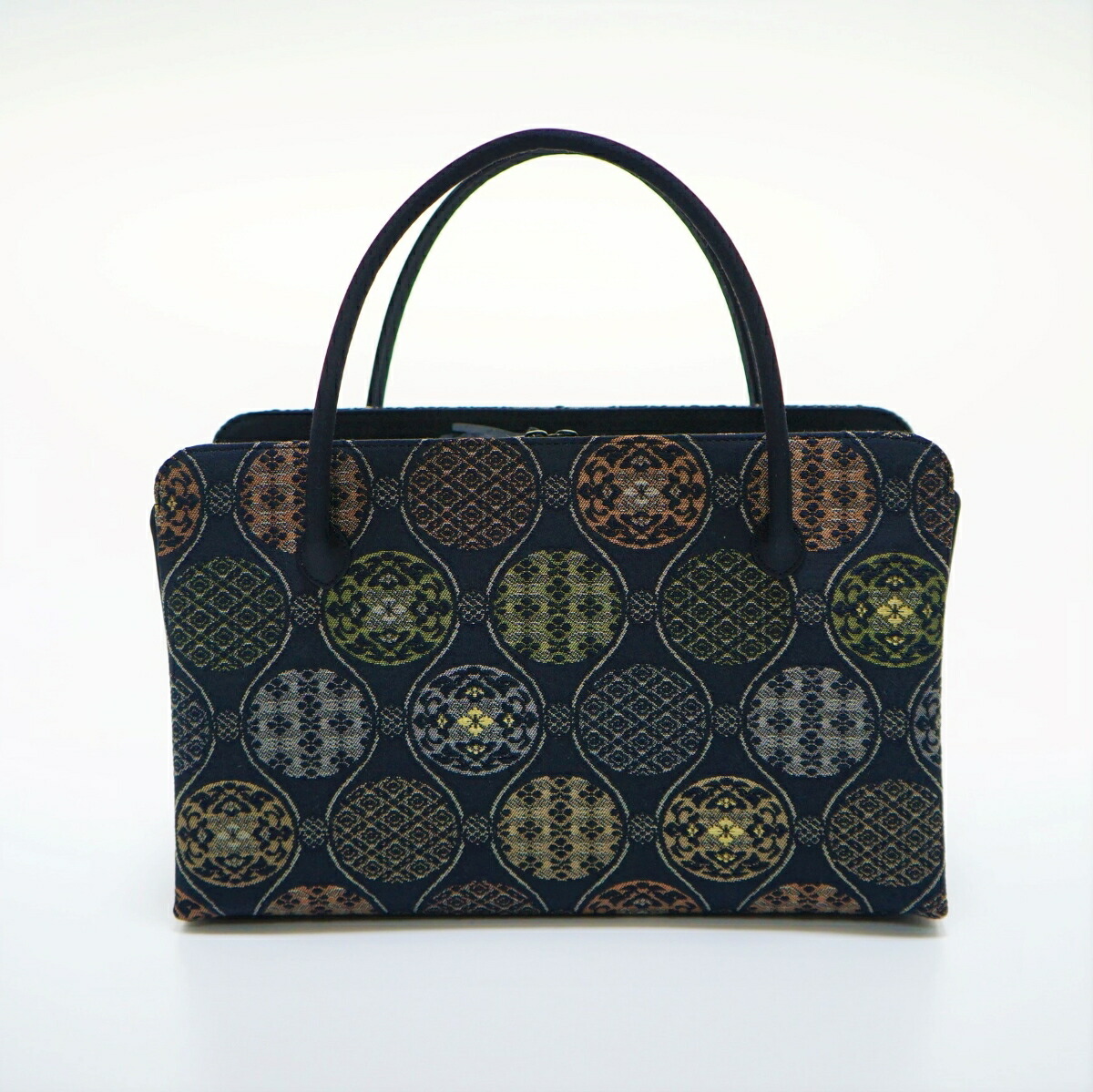 和装バッグ　利休バック 正絹　帯地　湧柄　総花集柄 202 楽天市場】和装バッグ 利休バック正絹 帯地 湧柄 総花集柄 商品番号