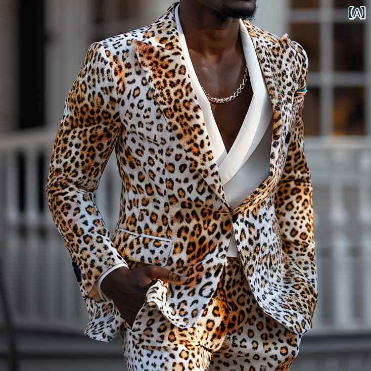 BASSMANIA バスマニア ヒョウ柄 フィッシングスーツ(上下セット)XL BASSMANIA バスマニア ヒョウ柄 フィッシングスーツ(上下セット