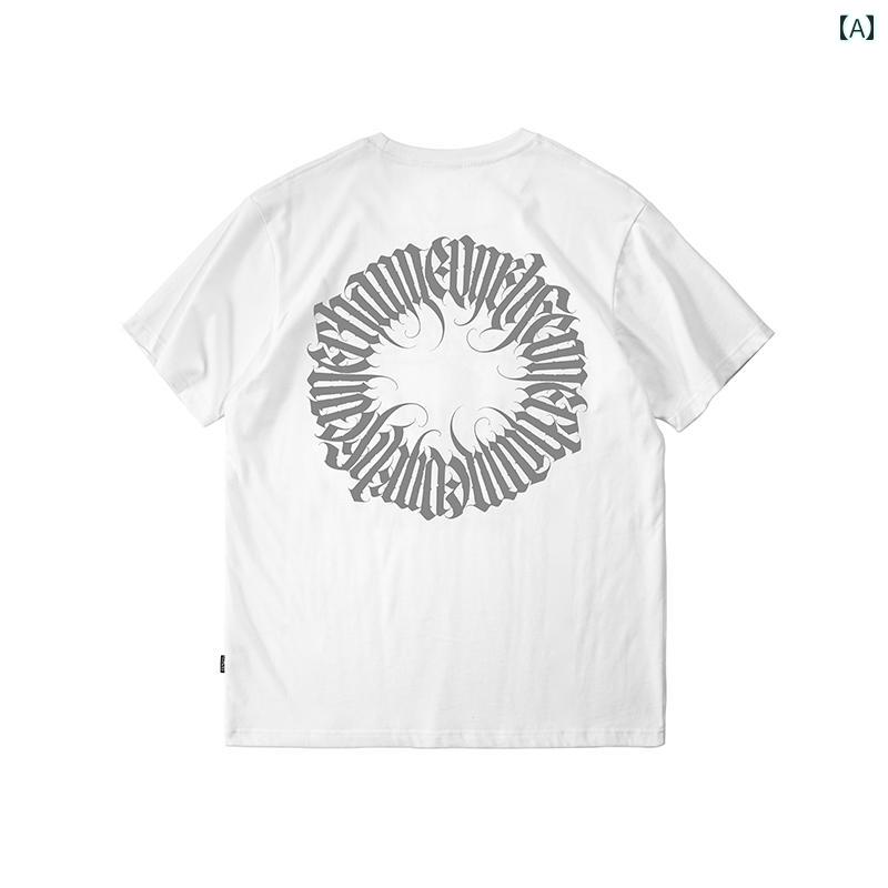Tシャツ 半袖 トップス メンズ タトゥー アーティスト ウエストコースト ストリート リング ファッション フローラル