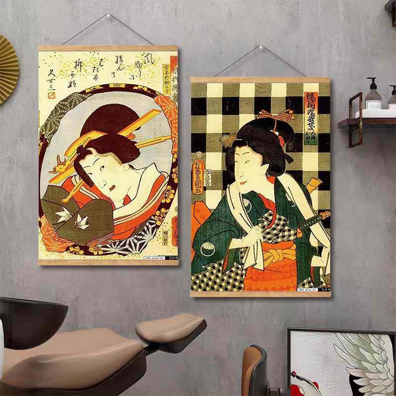 楽天市場】歌舞妓堂 艶鏡 松王丸 52×42cm 日本画 浮世絵 役者絵 歌舞伎