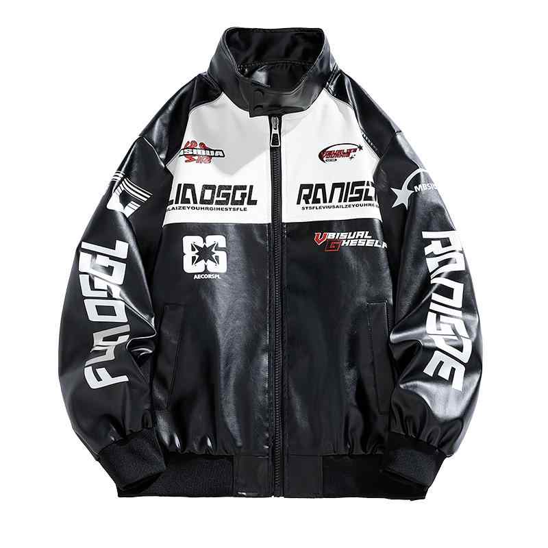 ライダースジャケット PUレザー 上着 アウター おしゃれ ファッション オートバイ メンズ 春秋 アメリカン サイクリング 大きいサイズ カジュアル