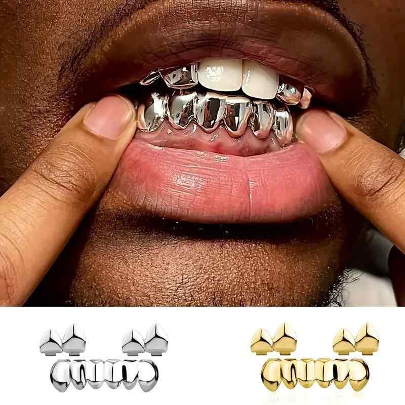 楽天市場】KING ICE キングアイス TWO-TONE FACETED GRILLZ