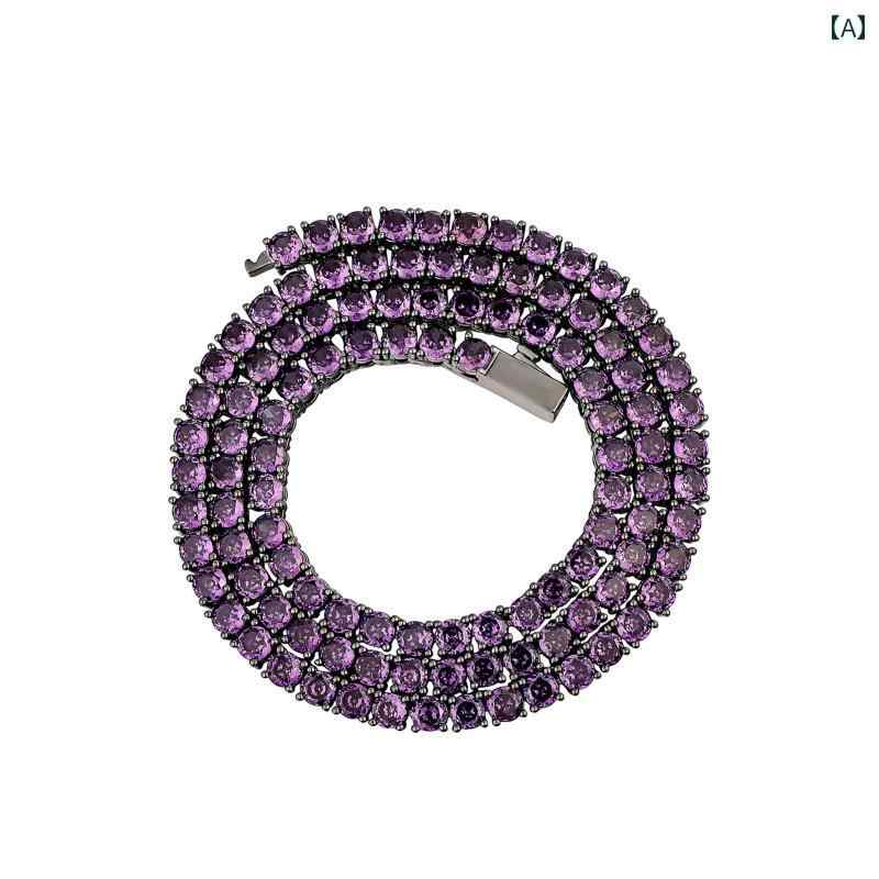 ネックレス ヒップホップ ストリート かっこいい ユニセックス アクセサリー アメリカン ジュエリー ペンダント メンズ キュービックジルコニア レディース ファッションアイテム ラインストーン