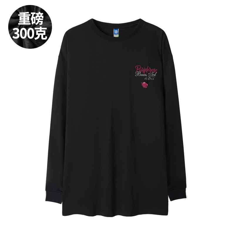 Tシャツ 長袖 オーバーサイズ メンズ カジュアル ストリート ロンT トップス ヘビー 白 レイヤリング シャツ プラス 大きめ サイズ 紳士服 秋 シンプル