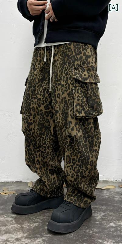楽天市場】カーゴパンツ バギー メンズ ヒョウ柄 アメリカン