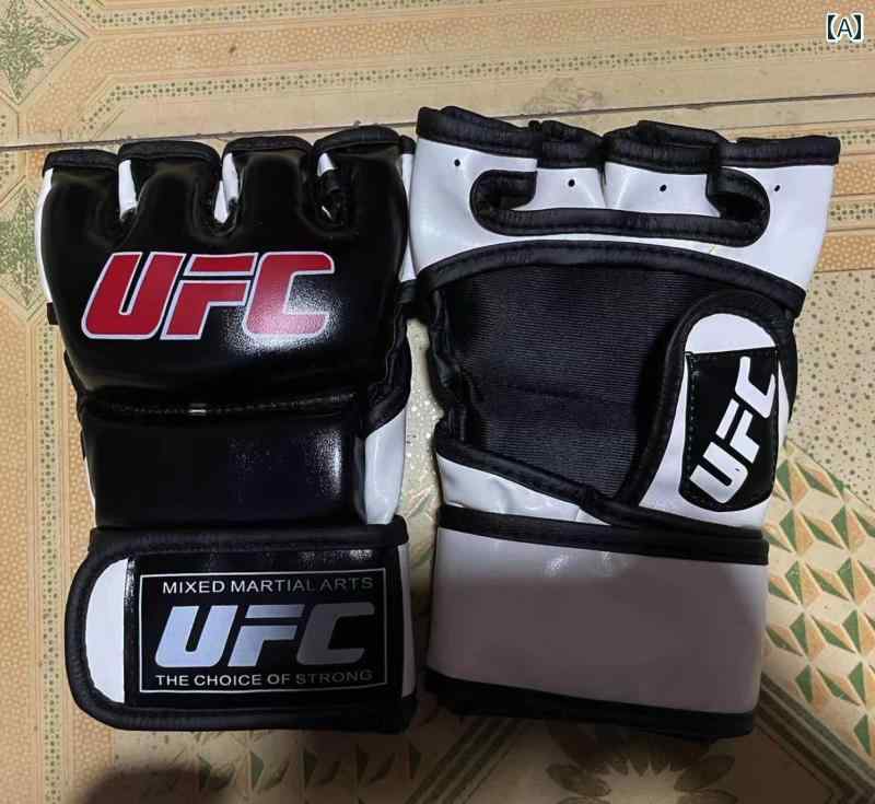 ハーフフィンガー ボクシンググローブ 防具 耐久性 大人 メンズ サンダ 格闘技 ムエタイ サンドバッグ パンチング スパーリング トレーニング