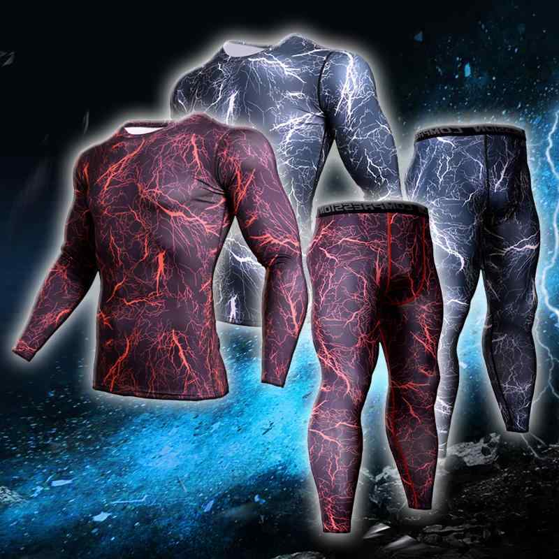 Tシャツ パンツ セット スポーツウェア ストレッチ フィットネス おしゃれ コンプレッション シャツ メンズ ミリタリー トレーニング 長袖 迷彩 通気性 速乾 アスリート