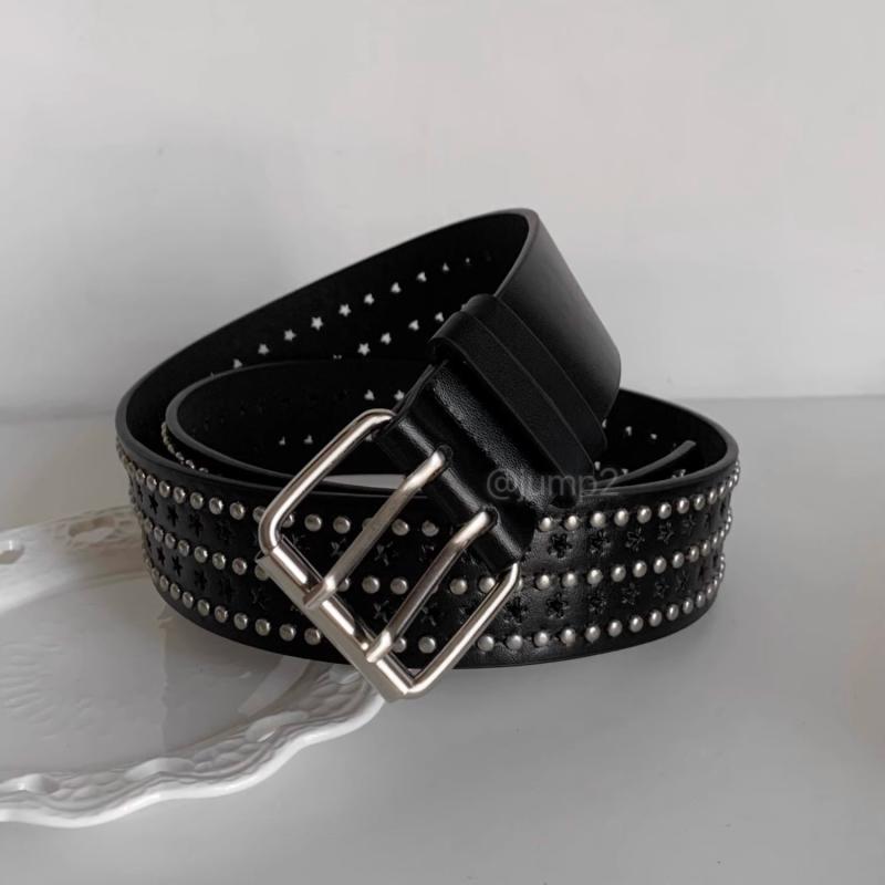 楽天市場】スタッズベルト メンズ ベルト スタッズ レザーPUレザー 2