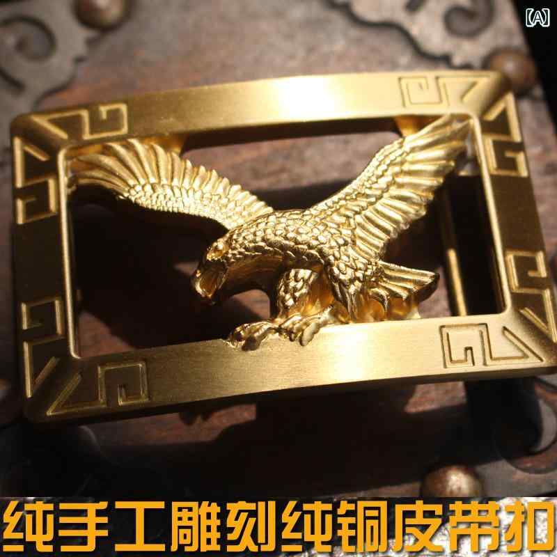 楽天市場】イーグル バックル ヘッド ベルトバックル ゴールド