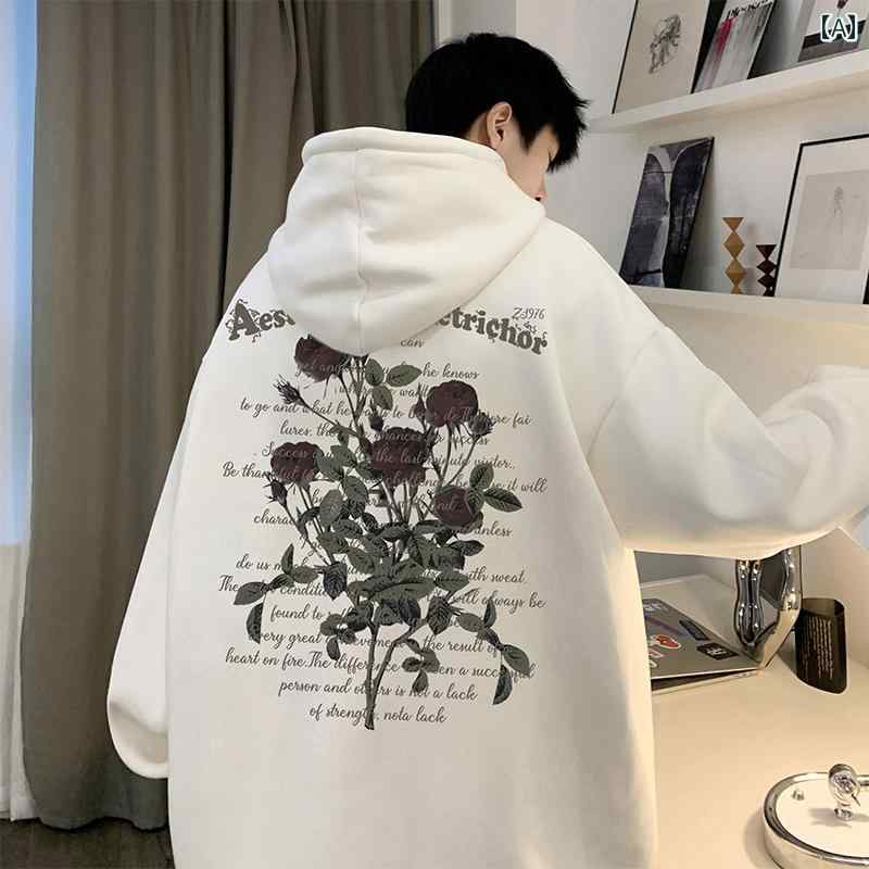 パーカー アメリカン カジュアル ユニセックス フード付き プルオーバー 秋冬 ポケット 長袖 ストリート ゆったり メンズ レディース
