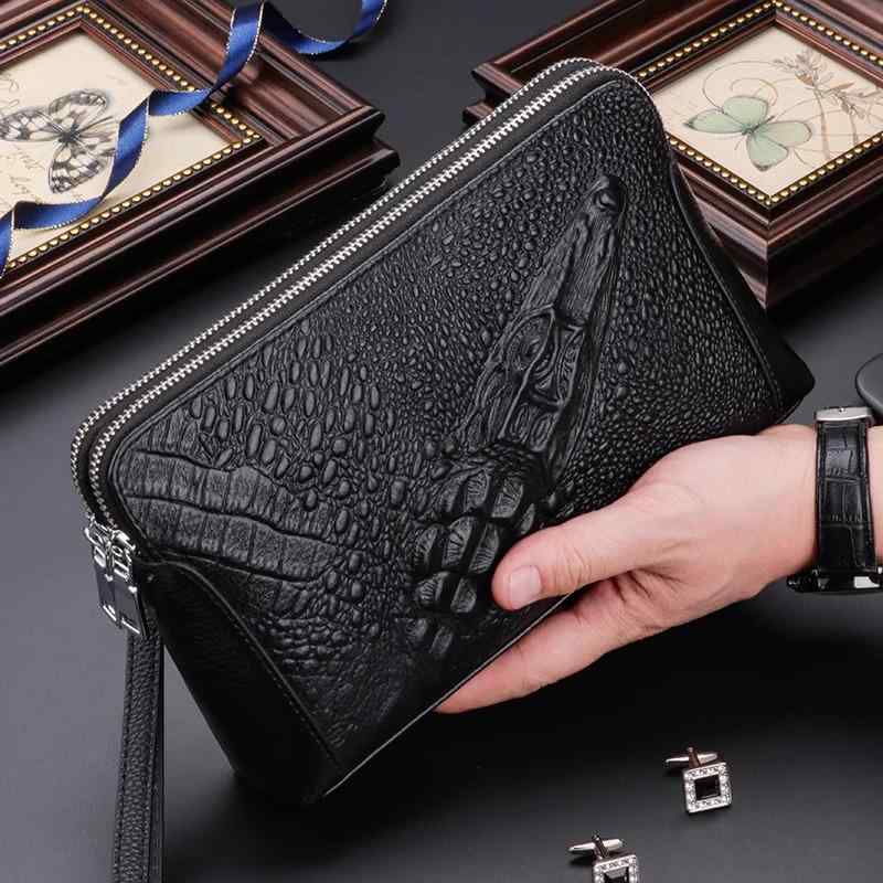 クロコ調クラッチバッグ　レザーウォレット 楽天市場】財布付きクラッチバッグ メンズ レディース 本革