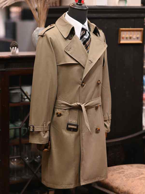 トレンチコート アウター おしゃれ メンズ ファッション 春秋 ミドル丈 アメリカン ダブルブレスト ビジネス ブリティッシュ カジュアル ラグランスリーブ｜Hanbok Home 10,503円
