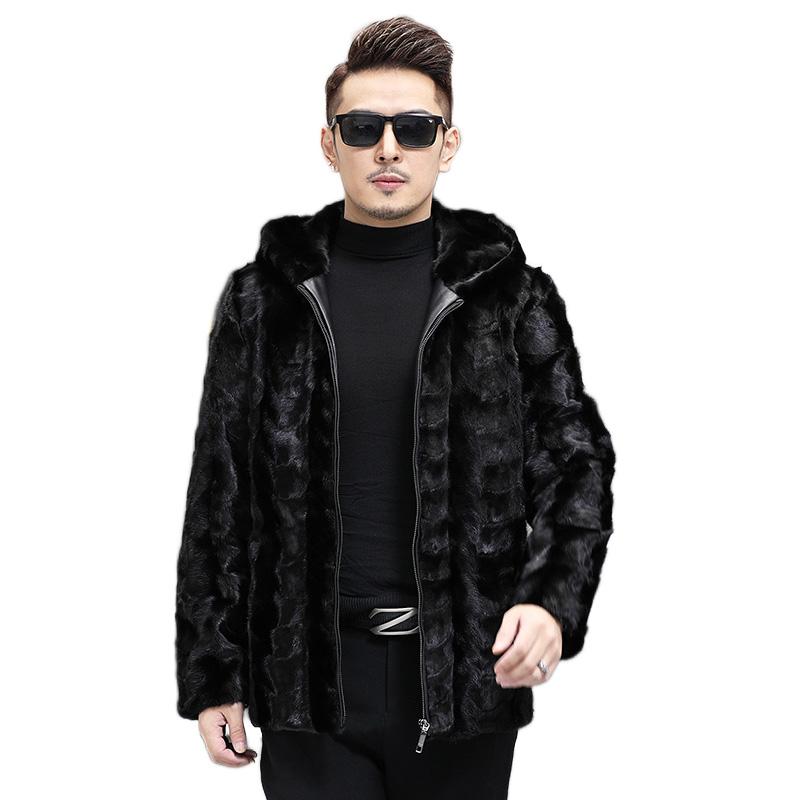 ファーコート 男性服 黒 ブラック ショート メンズ フード付き ファー アウター 上着 ジャンパー もこもこ ジャンパー 暖かい 防寒着 スリム ジッパー ジャケット 羽織り デイリー 36,529円
