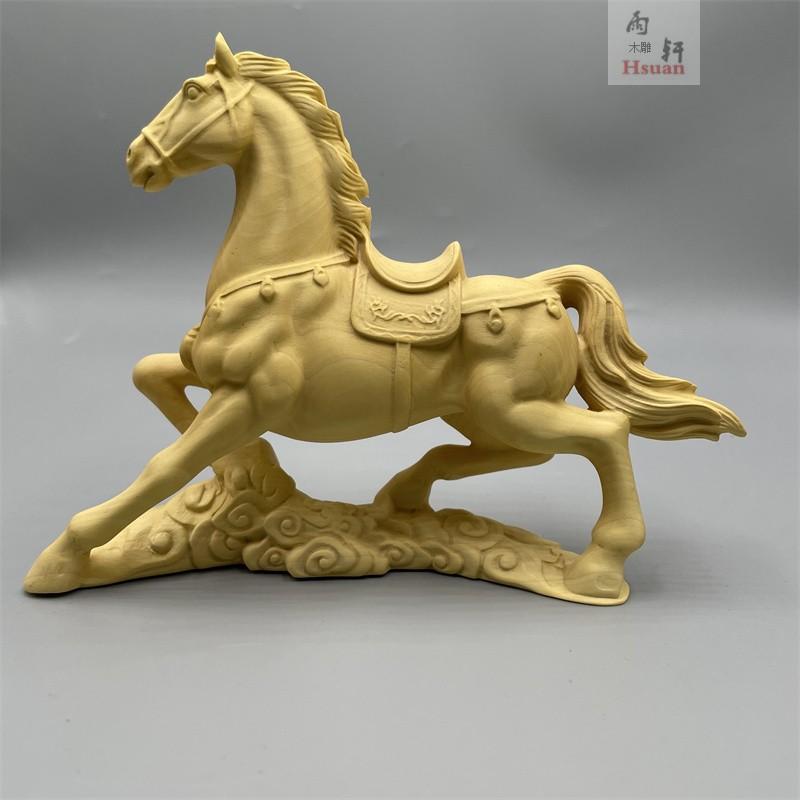 楽天市場】馬の躍動感を彫刻した木彫りアート リビングのフォーカル