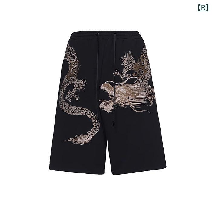 楽天市場】絡繰魂 ショーツ 252807 巻龍刺繍 メンズ 和柄 ブロック