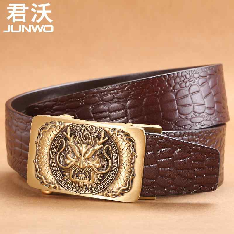 メンズ ベルト バックル 牛革 ジーンズ 同 龍 ドラゴン おしゃれ カジュアル クラシック モダン 高級感 レトロ ファッション ギフト