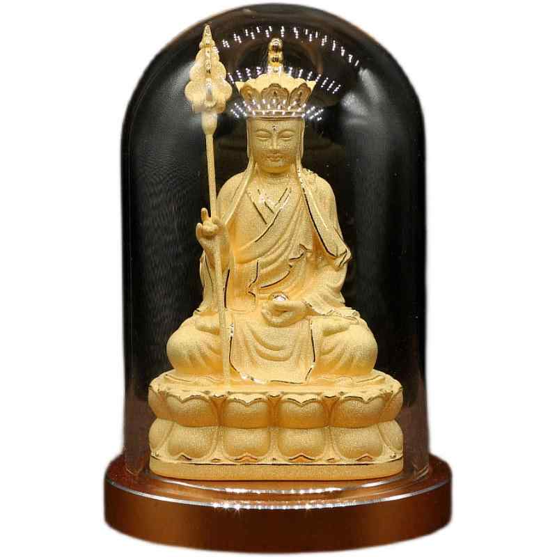 置物 小物 飾り 仏様 真鍮 普賢 地蔵 菩薩 華やか 守護 像 装飾品 車 装飾 ミニ 造園 製品 仏像 ゴールド 金 お守り 見守って 仏教 開運 お祈り インド 和 玄関 ゴージャス