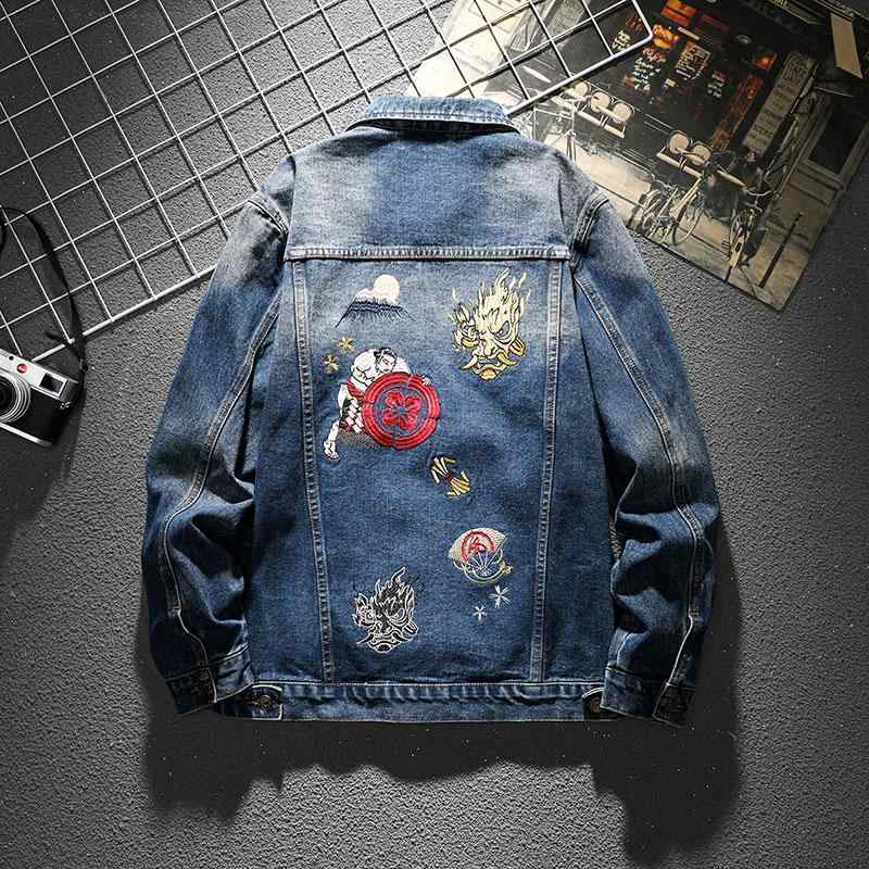 レトロアメリカンワッペンデニムジャケット　ブルー　【新品】 レトロアメリカンワッペンデニムジャケット P1327 – PPP STUDIOS
