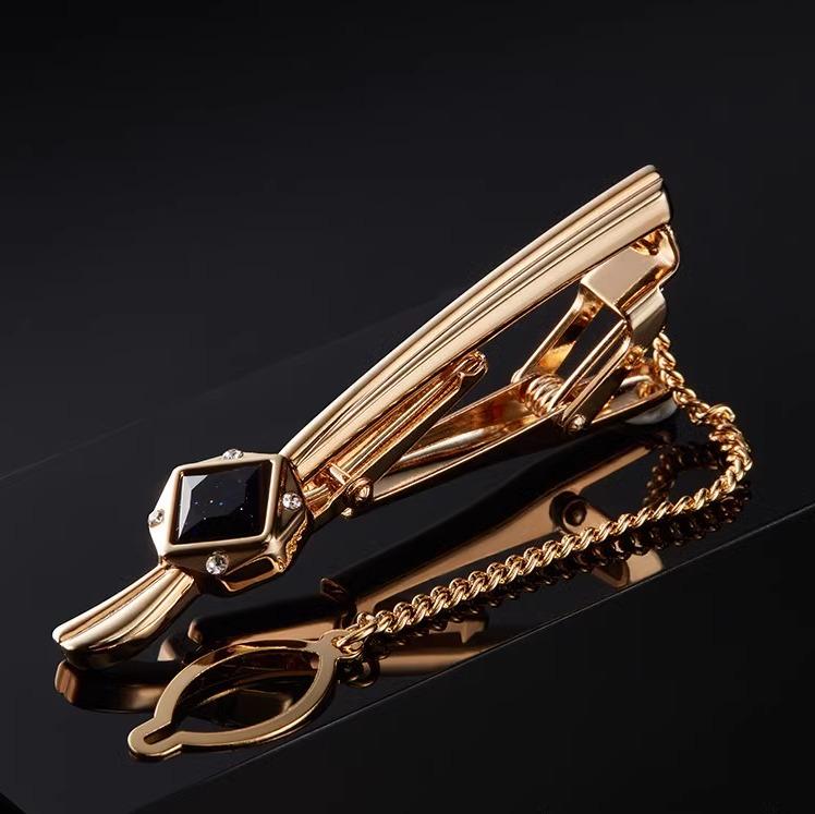 ネクタイピン ガンカラー シンプル メンズ ファッション アクセサリー クリップ フォーマル ビジネス 高級感 固定 ギフトボックス 個性的 おしゃれ カジュアル プレゼント|Hanbok Home