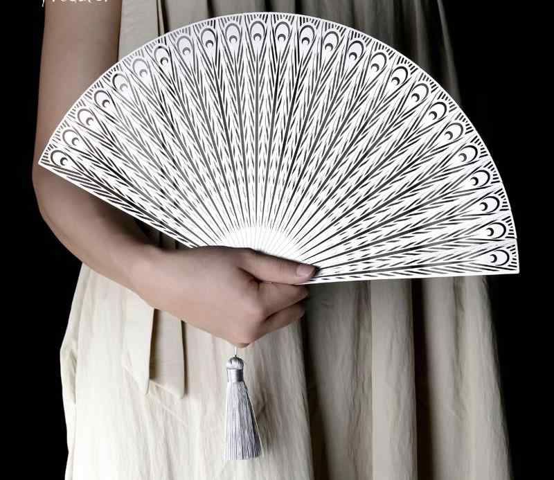 扇子 カンフー 太極拳 7インチ レトロ 全鋼製 折りたたみ 魅惑的 伝統 男性用 美術品 自己防衛用 玩具 耐久性