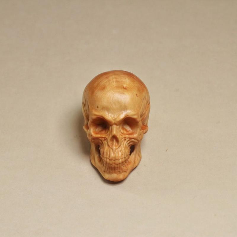 楽天市場】10000322 バリ雑貨 ドクロ 置物 スカル 骸骨 バリ木彫り