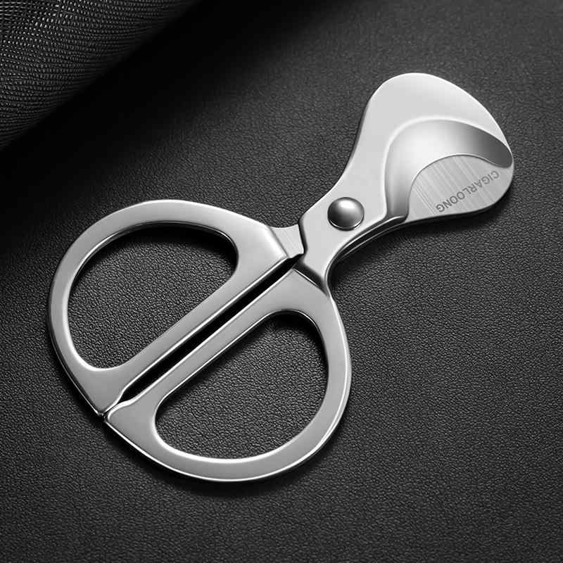 葉巻 カット はさみ 鋭利 ハサミ タイプ 葉巻 カッター 特殊 シガー シザー ステンレス ゴールド シルバー コンパクト 喫煙 ツール 煙草 オシャレ 大人 リッチ 金色 銀色 高級感 シンプル