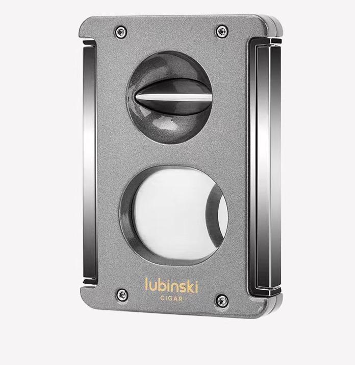 葉巻カッター 多機能 シガーカッター V字 カット フラット 刃 シガー ホール オープナー ホルダー フォーインワン 4way 亜鉛 合金 シルバー ステンレス コンパクト 大人 煙草 喫煙