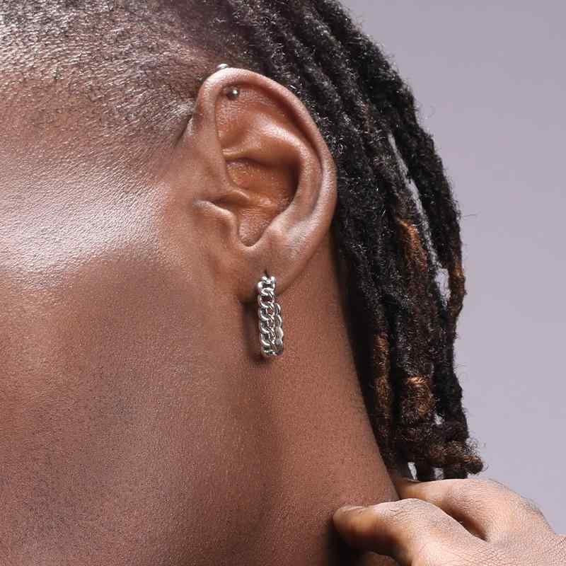 S925 シルバー 銀 ピアス メンズ レディース ストリートファッション ヒップホップ 個性的 おしゃれ インスタ映え カップル ペアルック お揃い