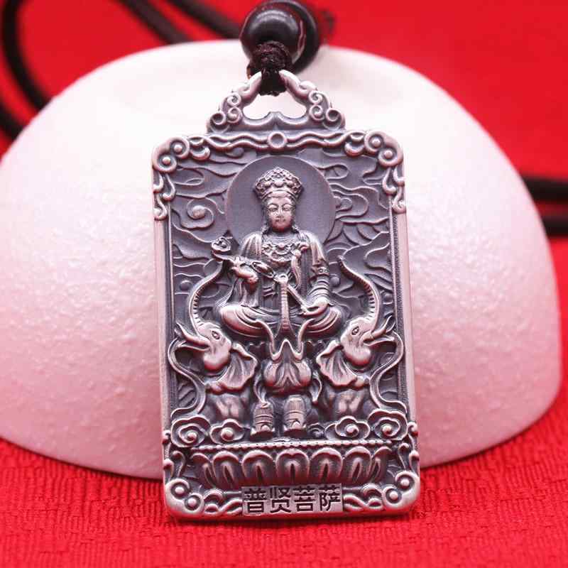 ネックレス ペンダント アクセサリー S999 シルバー 十二支 仏陀 守護神 ユニセックス コレクション プレゼント エスニック 仏教 風水 銀 干支 ファッション