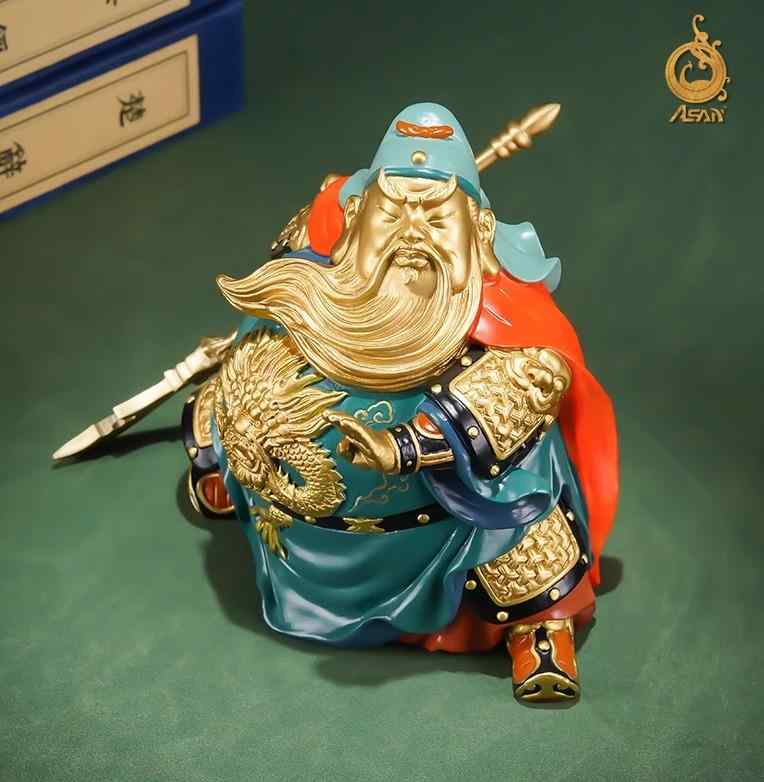 関羽 アンティーク 飾りつけ 中国 天 三国志 レトロ ヴィンテージライク 金管楽器 かざり付ける品 関公 銅 書房 家 差し上げ物 福