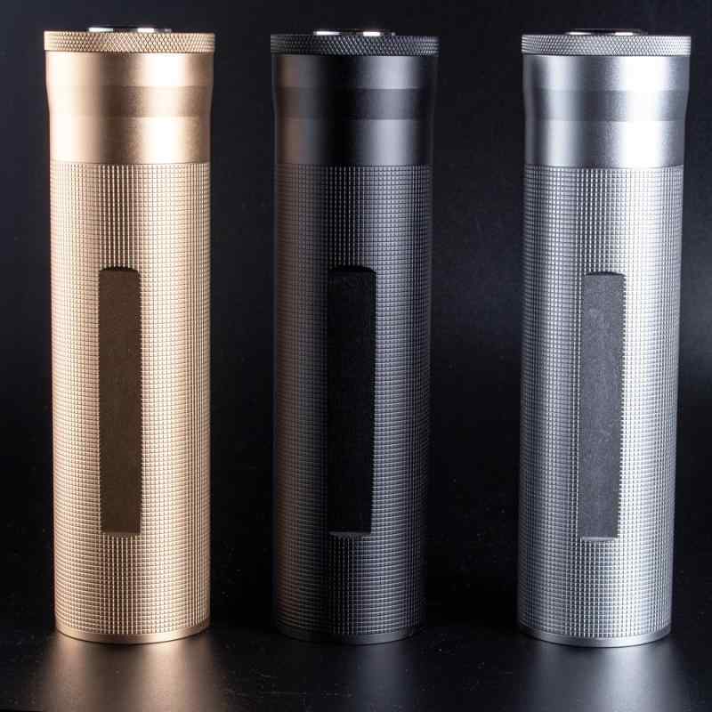 シガーチューブ 葉巻 ケース ボックス ゴールド シルバー ブラック ステンレス 加湿器 保湿 密封 高品質 高級感 シンプル
