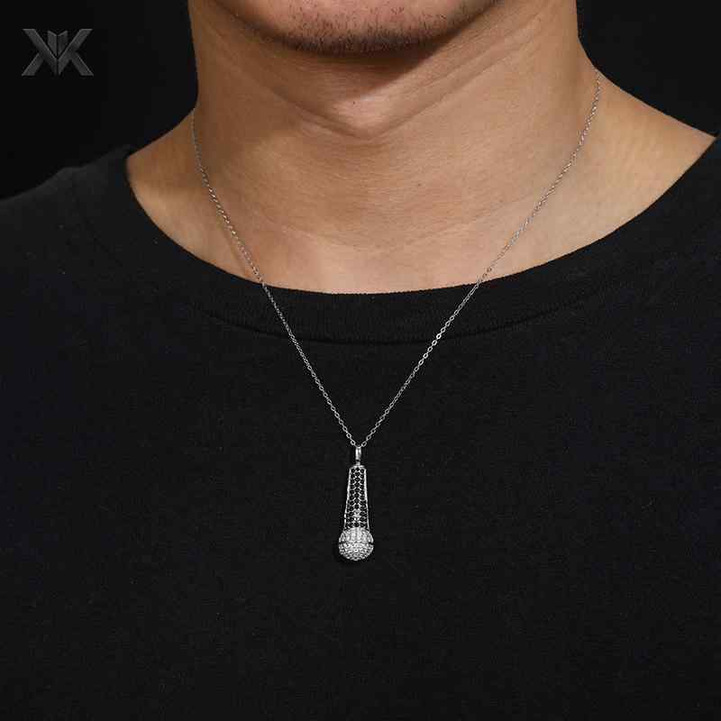 ネックレス ヒップホップ S925 シルバー マイク ペンダント メンズ レディース シンプル おしゃれ カジュアル 8,870円