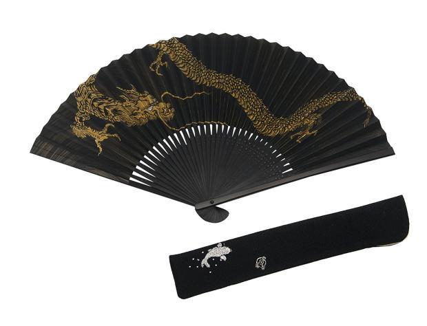 扇子 おしゃれ ファッション 小物 紳士 和風 龍 蛙 高級感 両面 コレクション 趣味 伝統工芸 優雅 プレゼント ドラゴン フロッグ 優雅 上品 折り畳み