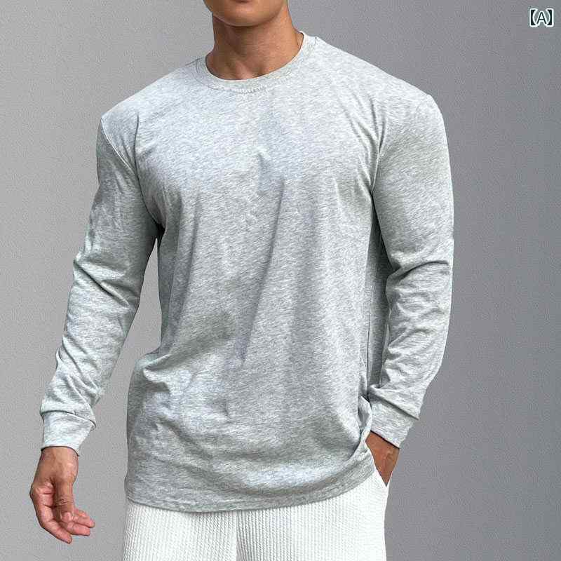 wave breath メンズ ランニングTシャツ (長袖)