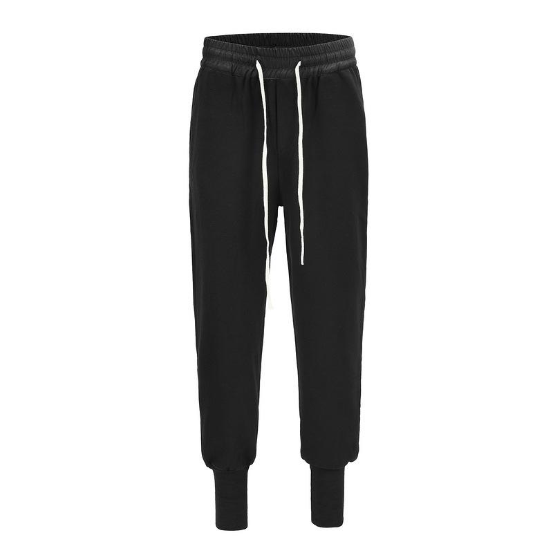 スウェットパンツ ロングロープ ストリート バギーパンツ メンズ ファッション スレッド ゆったり 快適 履き心地 カジュアル スタイリッシュ スポーティー リラックス 動きやすい