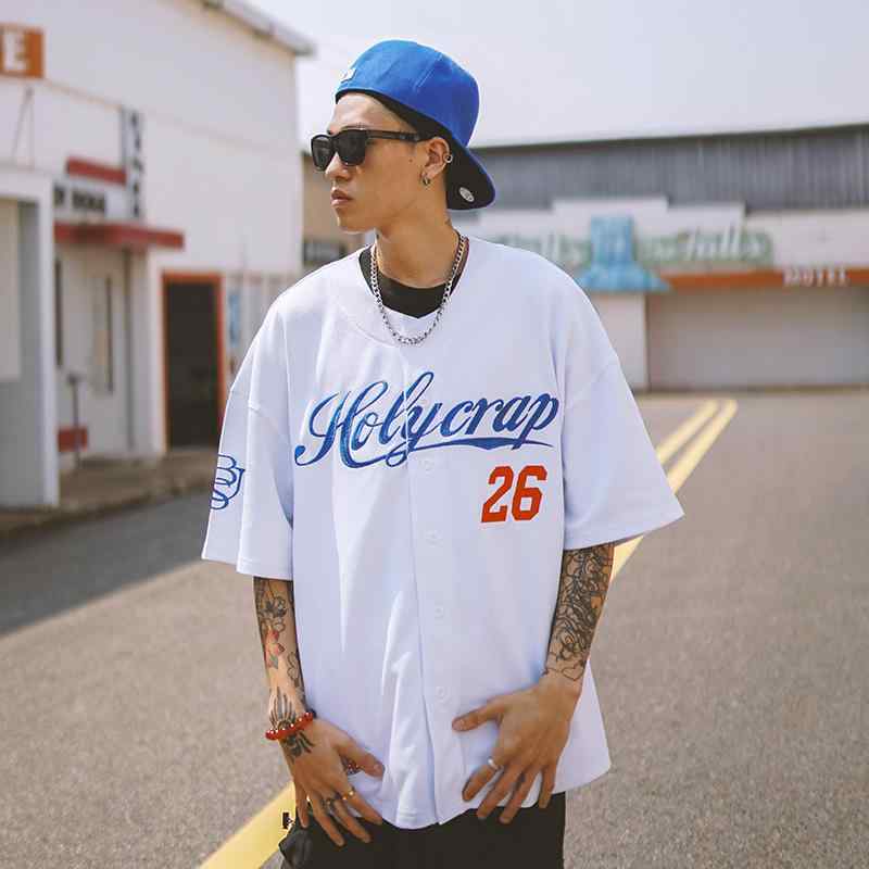 楽天市場】ベースボールシャツ 野球 ユニフォーム風 背番号01