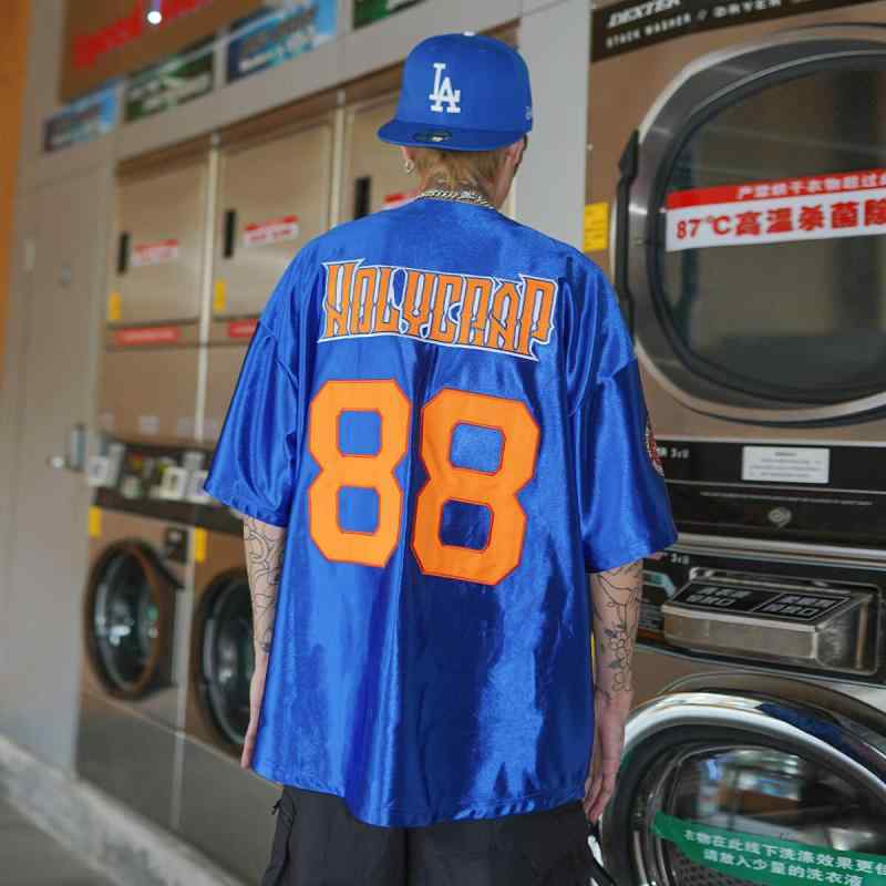 楽天市場】ベースボールシャツ 野球 ユニフォーム風 背番号01