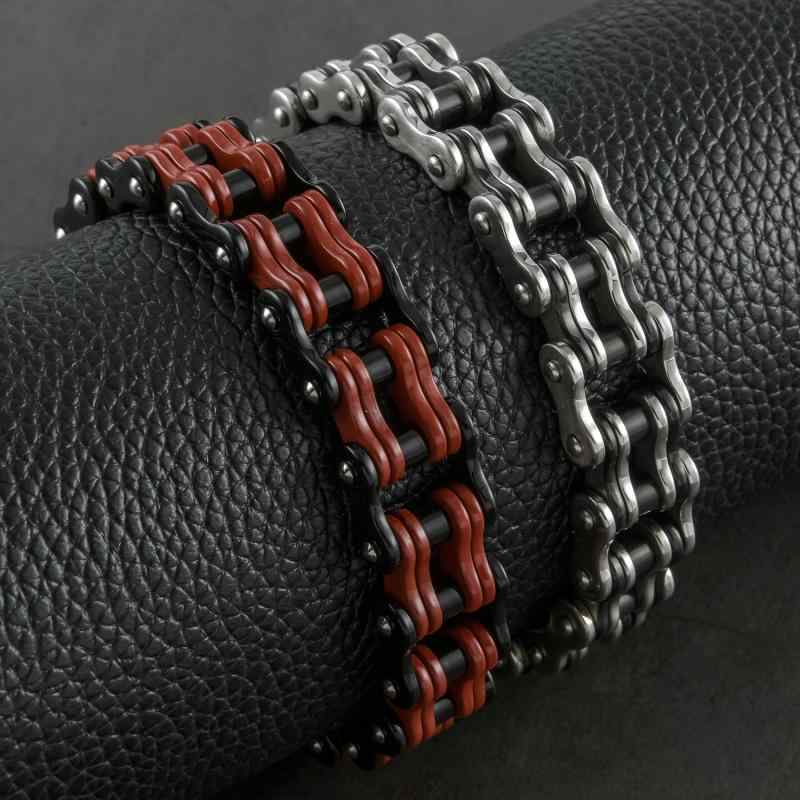 バイクチェーン ブレスレット メンズ アクセサリー レトロ ユニーク 個性的 おしゃれ ストリート ファッション アメリカン カジュアル 厚手 ロック パンク ギフト シック
