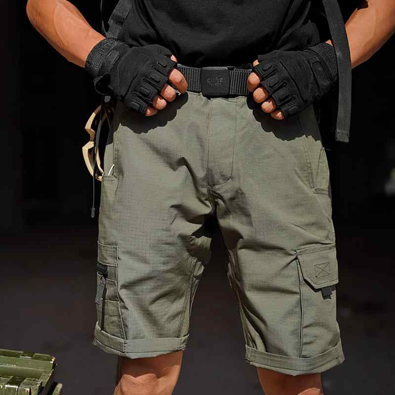 [未使用] RESmildiv テックウェア ハーフパンツ テック系　XL 21bdt172_1.jpg