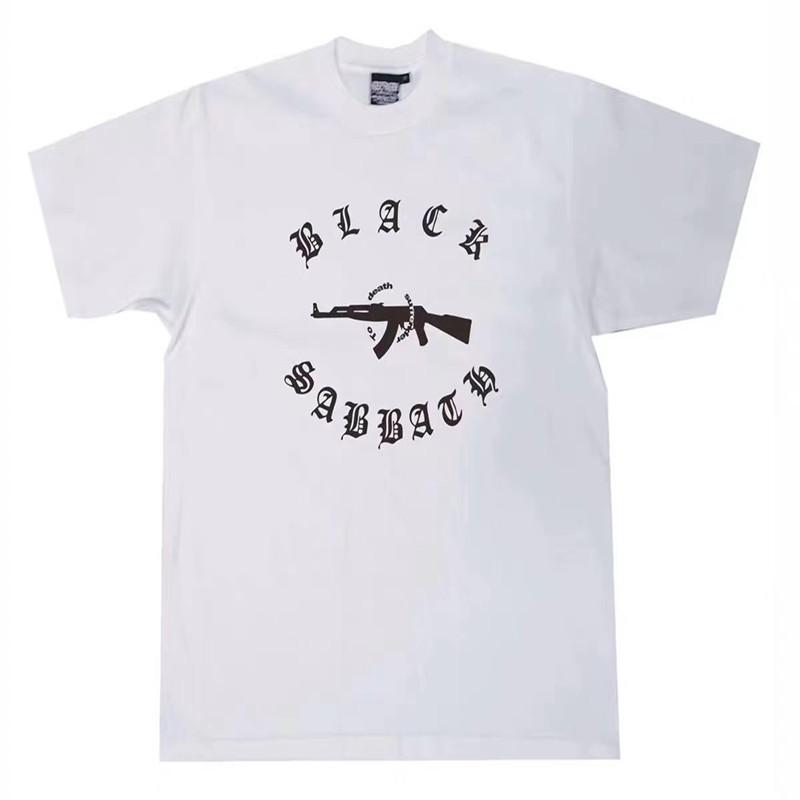 メンズ Tシャツ AK47 ライフル銃 ヤンチャ ストリート ヒップホップ オールドスクール コットン オーバーサイズ ギャング アングラ サブカル