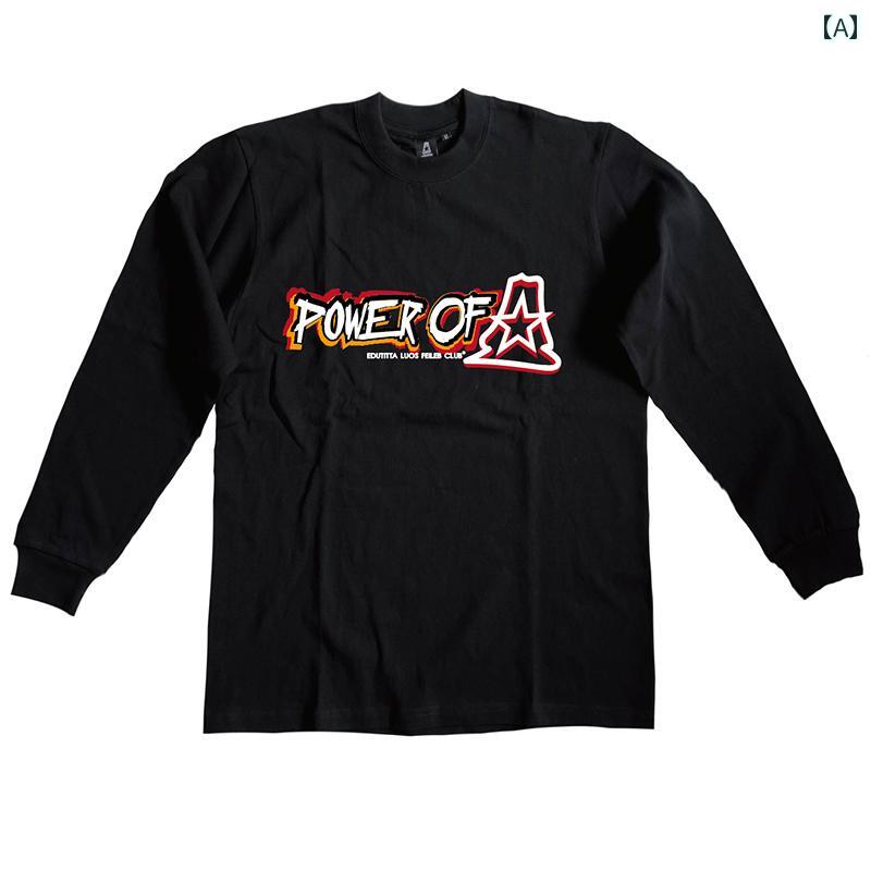 Tシャツ 長袖 春秋 ロンティー メンズ ファッション ストリート トップス カジュアル グラフィティ デザイン ペアルック トレンド 通気性