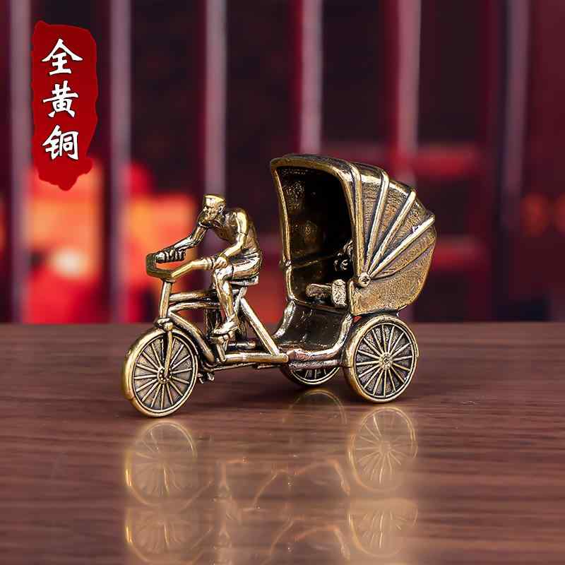 人型の置物 骨董品 オブジェ 水牛少年 骨董 /置物 /牛飼い /金属工芸/牛乗童子置物 オブジェ