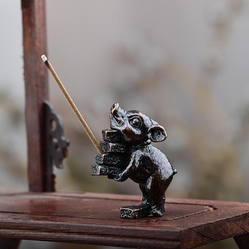 楽天市場】置物 真鍮製 サソリ ミニサイズ お香 線香 ペン 置き 家庭用