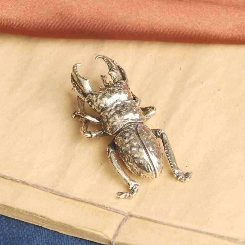 高岡銅器、金色カブトムシの文鎮、置物 高岡銅器、金色カブトムシの文鎮、置物 高岡銅器、金色