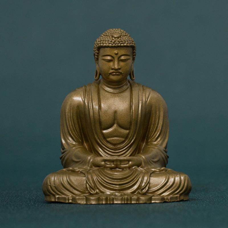 楽天市場】鎌倉土産 大仏置物 小1.6寸 ゴールド【鎌倉大仏