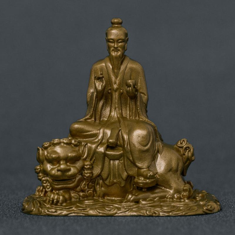 置物 レトロ 仏教 歴史 偉人 像 装飾品 真鍮 崇拝 ポータブル 精巧 小さい ヴィンテージライク 古風 文鎮|Hanbok Home