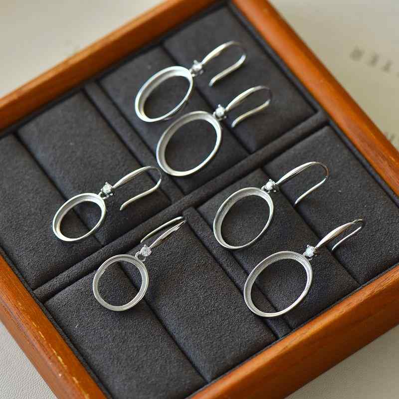 ピアス パーツ 素材 DIY レディース アクセサリー シルバー クラフト用 ヴィンテージ カジュアル レトロ ベーシック シンプル