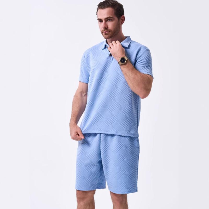 楽天市場】セットアップ メンズ ポロシャツ ハーフパンツ ショート